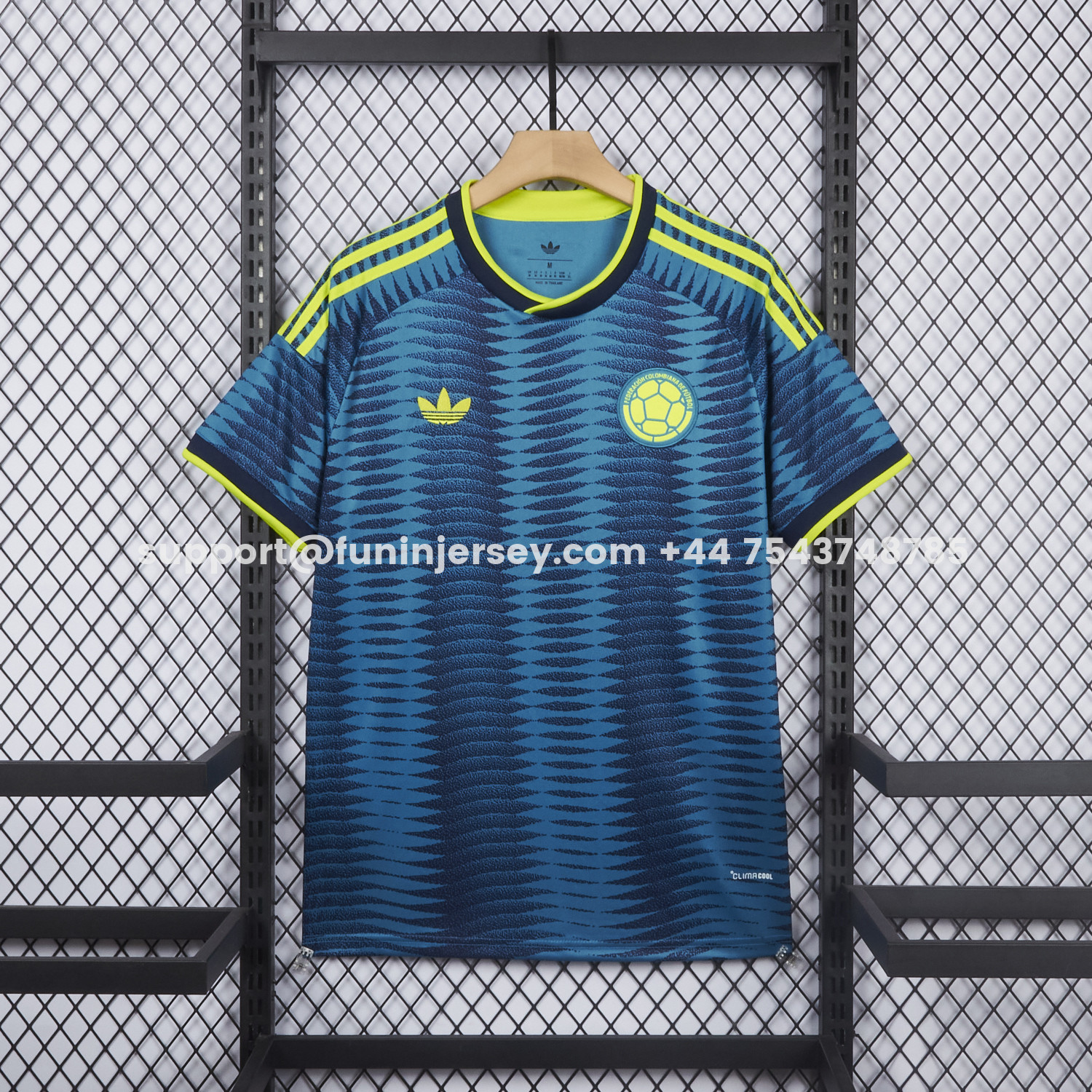 Funinjersey-Colombia 2026 Away Blue Jersey - Fans Version