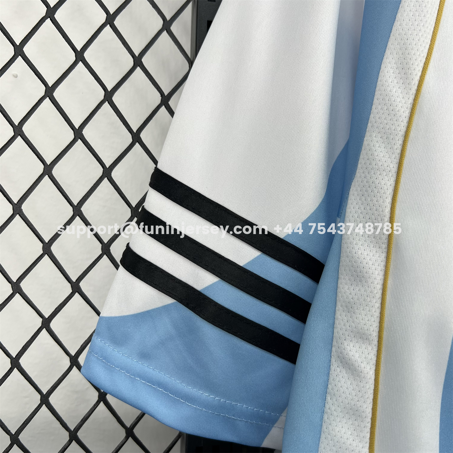 FUN-Funinjersey-Argentina 2026 Hip-Hop Blue White Special Jersey - Fans Version