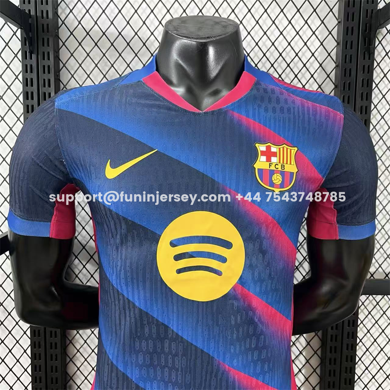 Funinjersey-Barcelona 25-26 Red And Blue Twill Special Jersey - Player Version