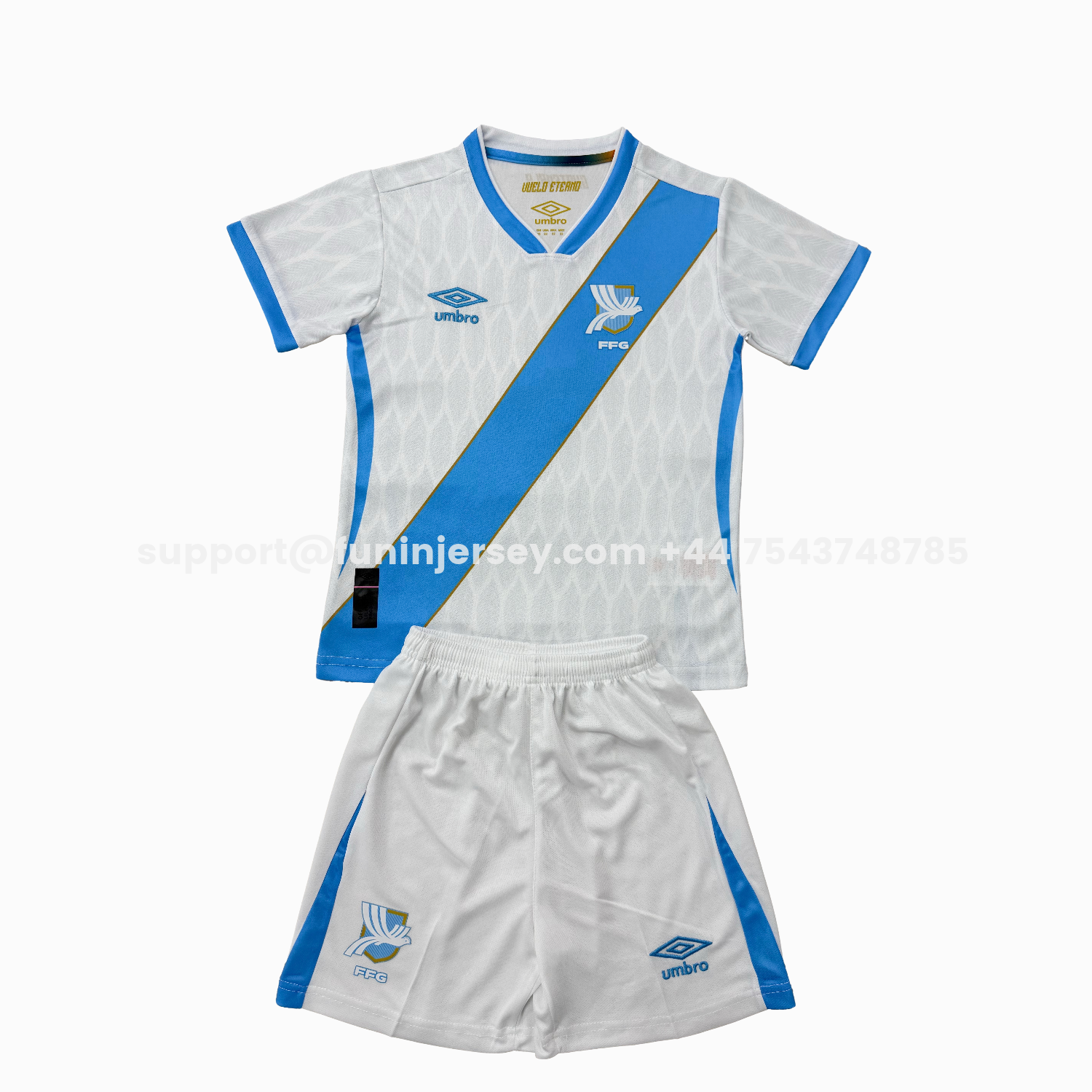 Funinjersey-Guatemala 2026 Home Kids Kit