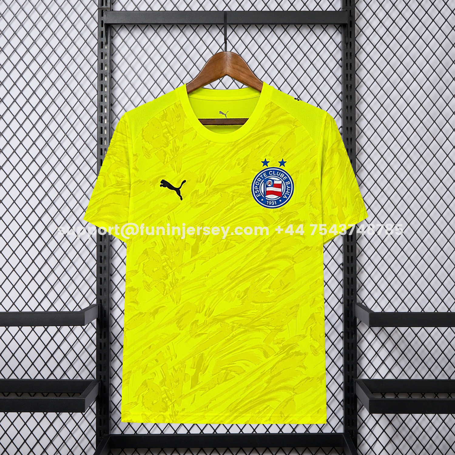 Funinjersey-Bahia 26-27 Yellow Goalkeeper Jersey - Fans Version
