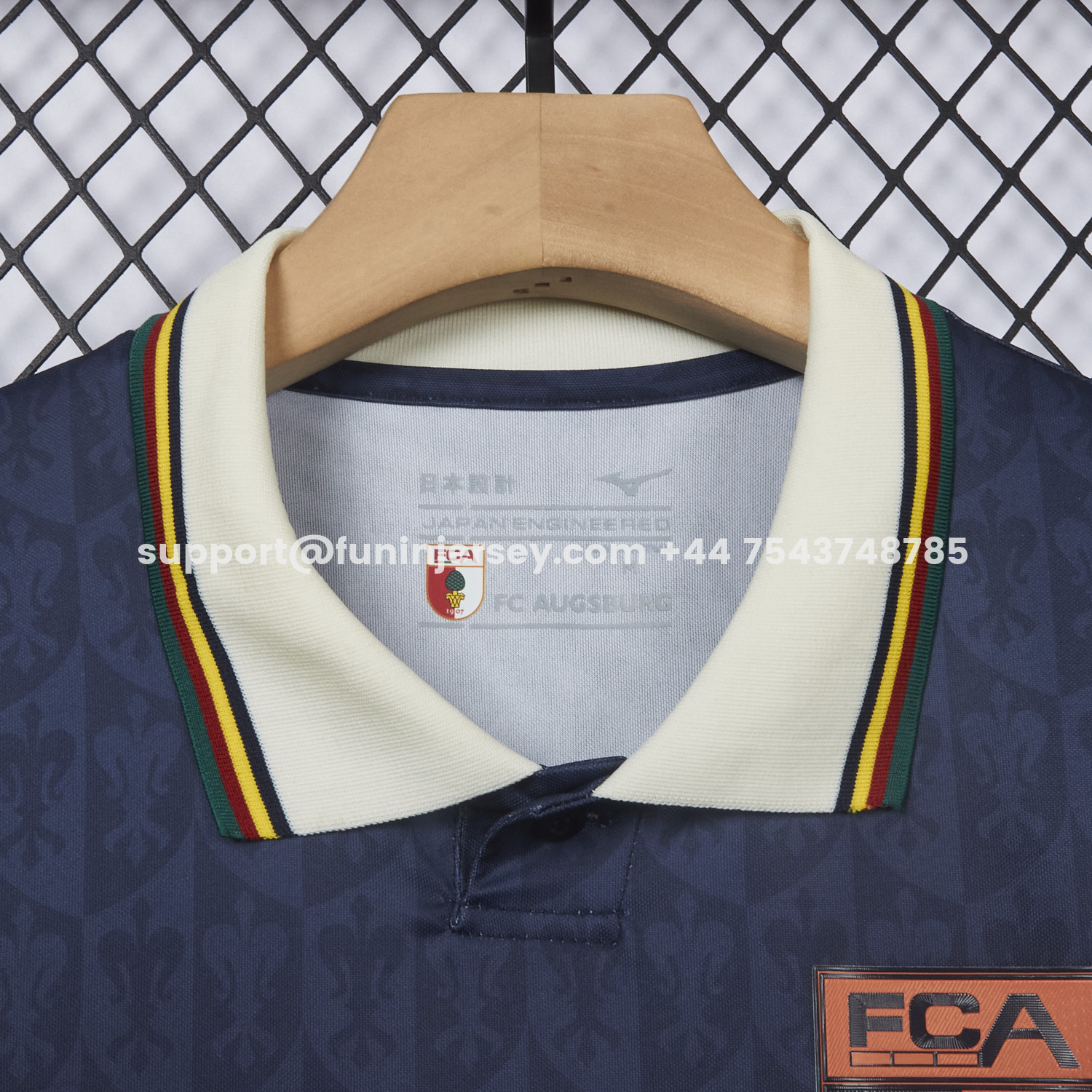 Funinjersey-Augsburg 25-26 Blue Goalkeeper Jersey - Fans Version