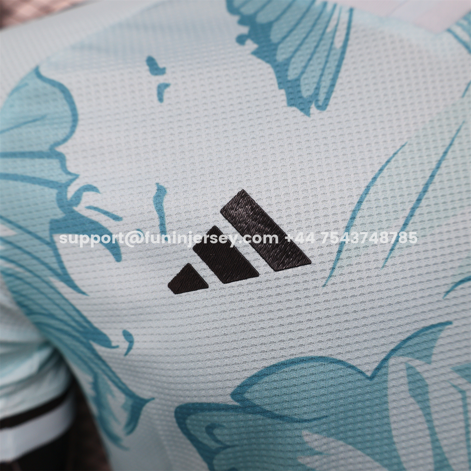 Funinjersey-Algeria 25-26 Light Blue Flower Pattern Special Edition Jersey - Player Version