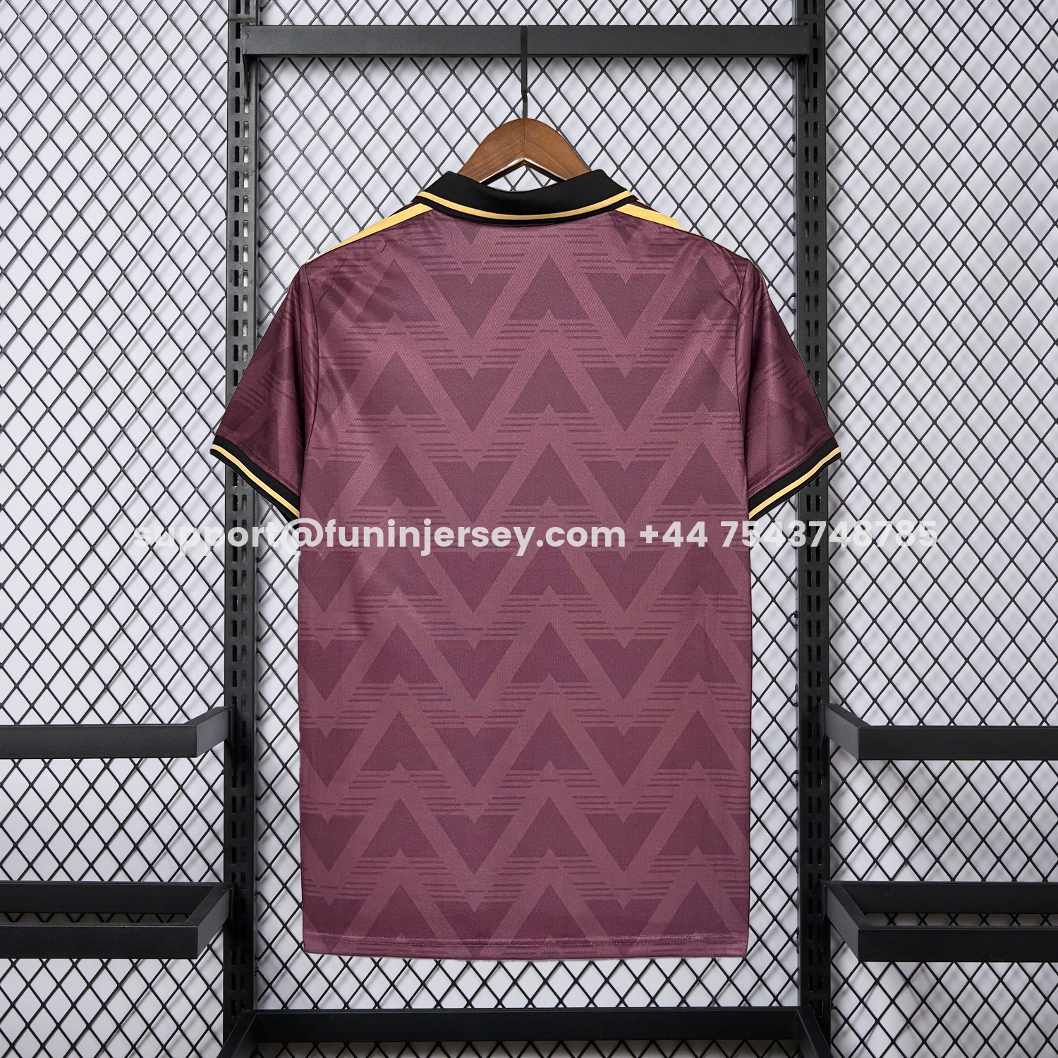 Funinjersey-Arsenal 26-27 Yellow Sponsors Wine Red Special Jersey - Fans Version