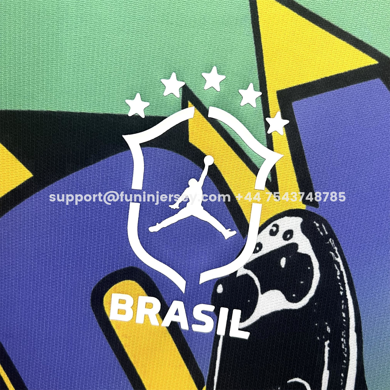 Funinjersey-Brazil 2026 Goal Variegated Special Jersey - Fans Version