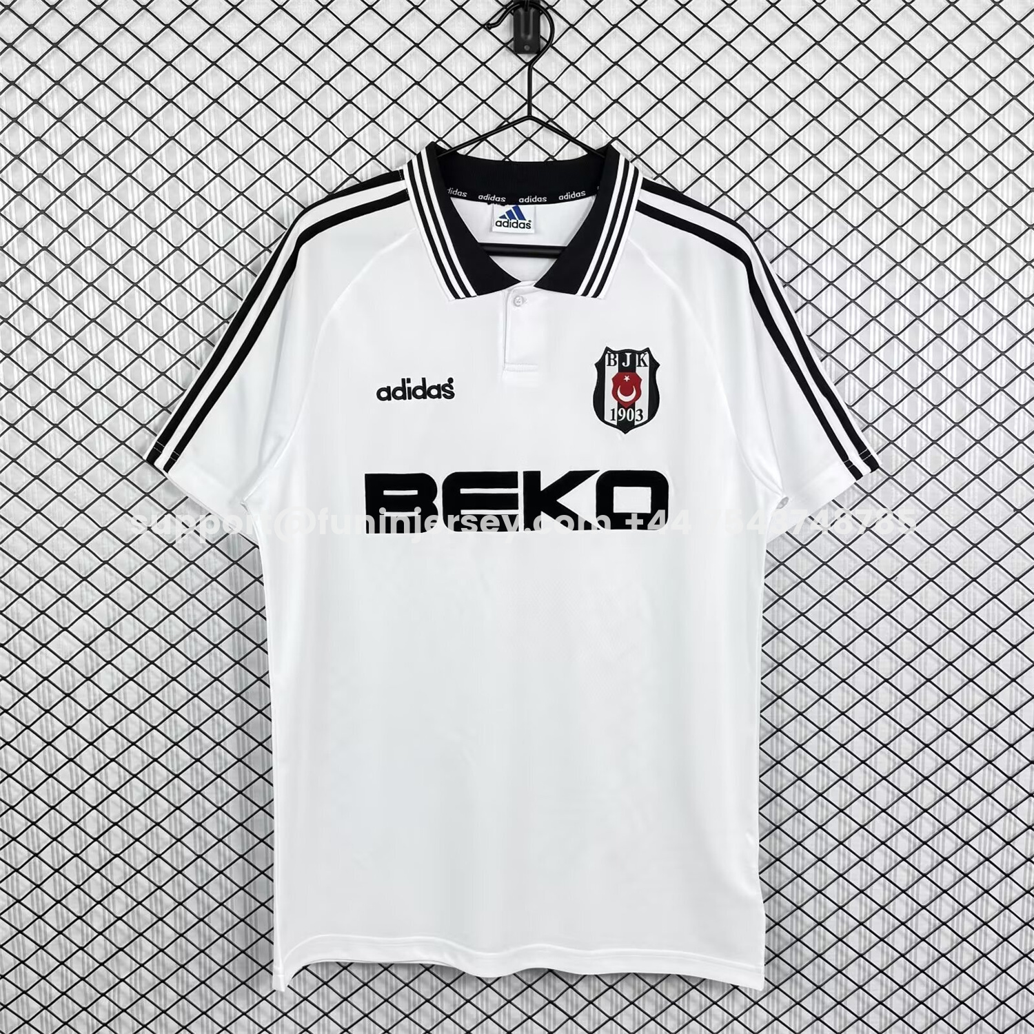 Funinjersey-Retro Besiktas 1996-97 Home Jersey