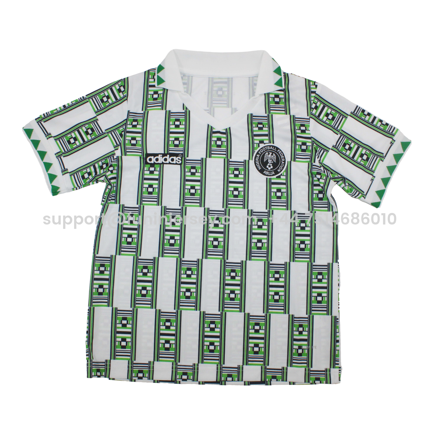 Funinjersey-Retro Nigeria 1994 Away Kids Kit