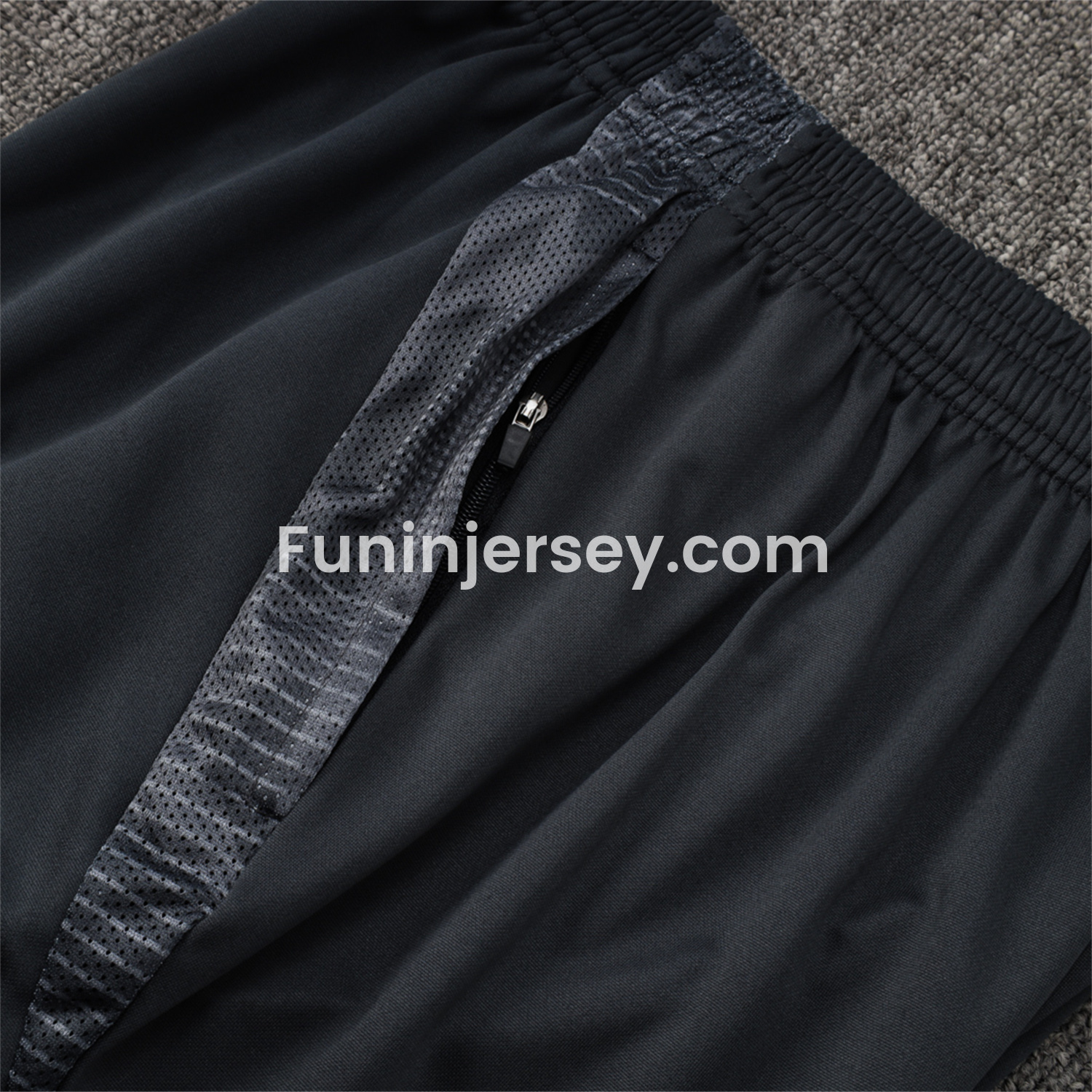 Funinjersey-Benfica 25-26 Vest Training Set - Grey Vest and Deep Grey Shorts