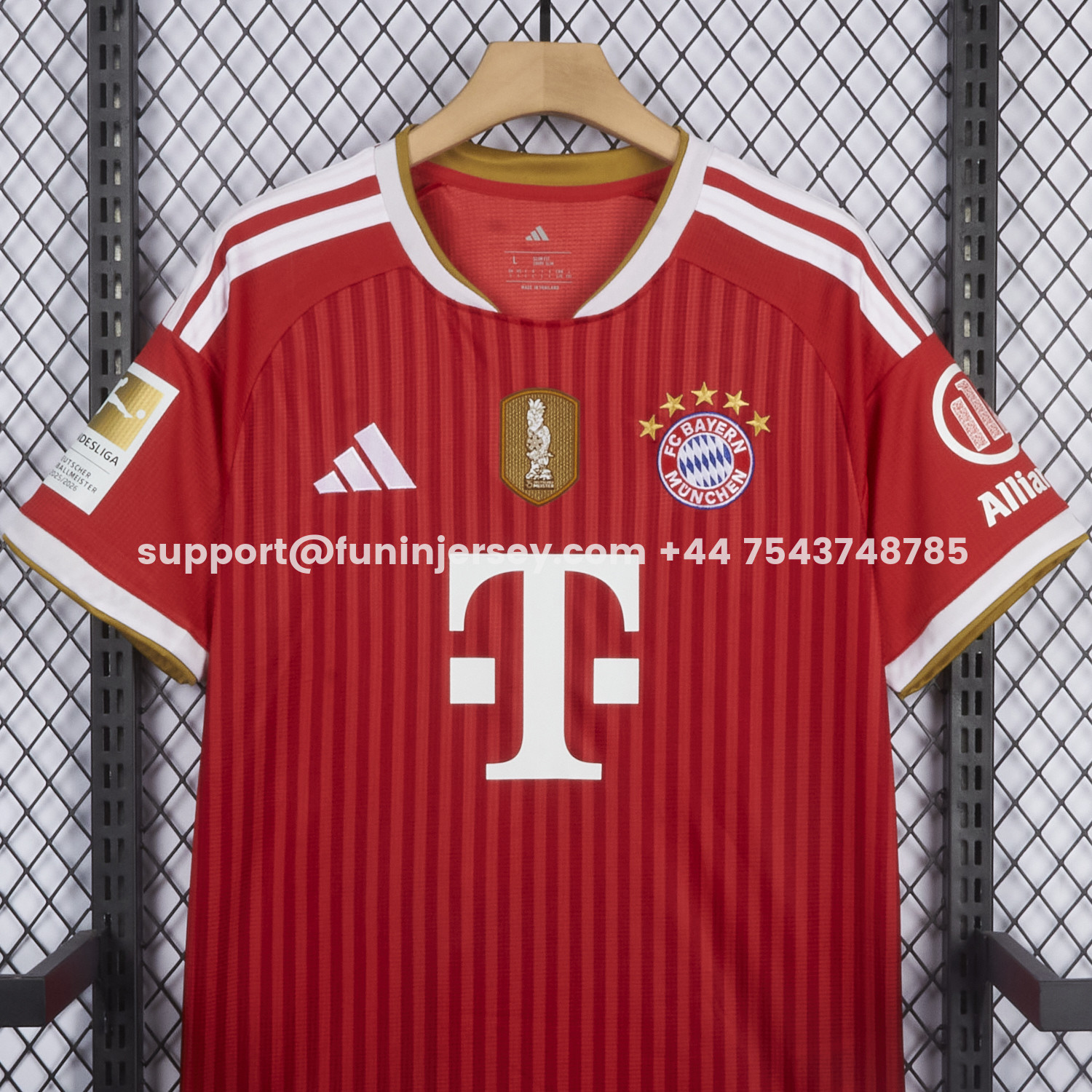 Funinjersey-Bayern Munich 26-27 Home Red Jersey - Fans Version