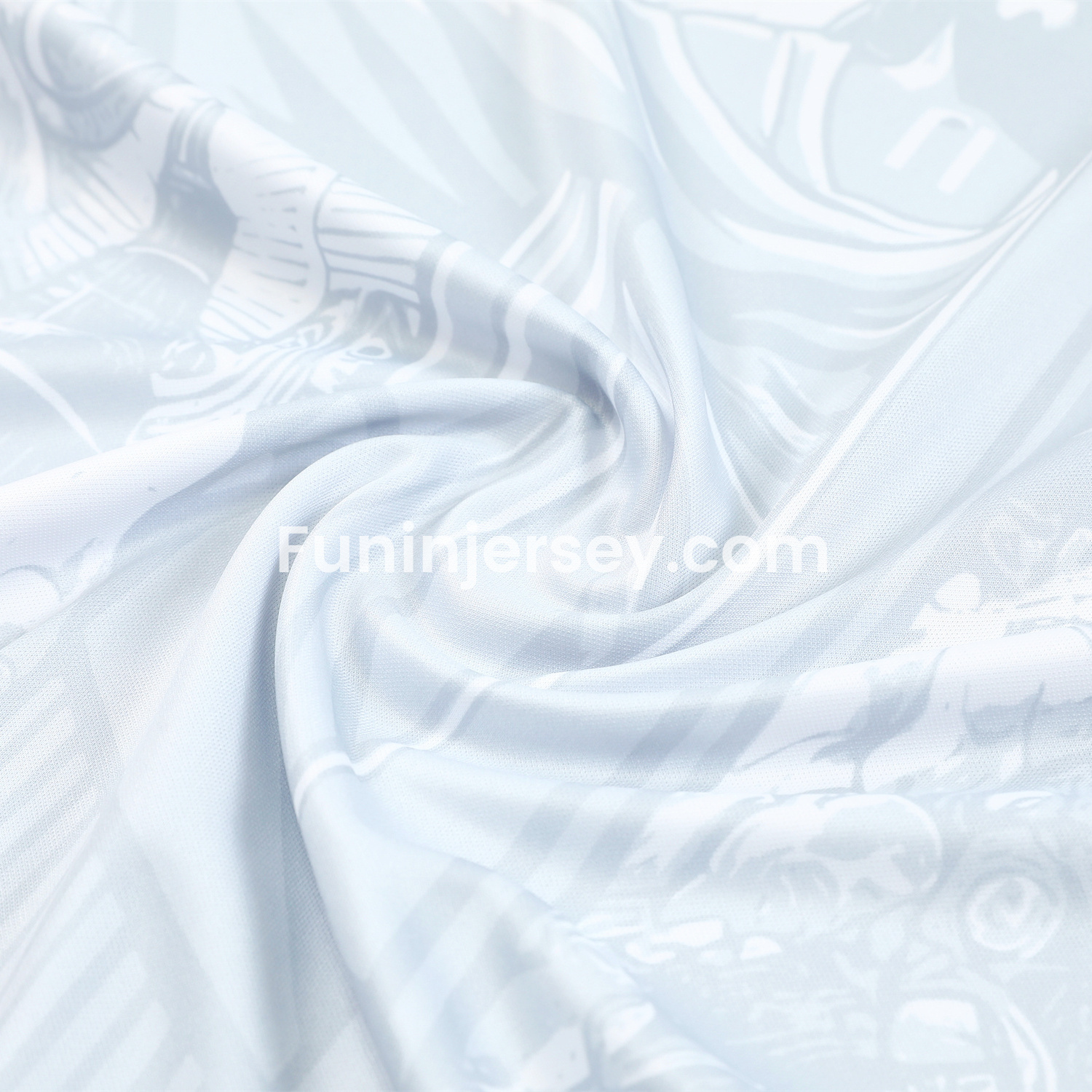 Funinjersey-Brazil 25-26 White Jesus Statue Vest Training Set - White Vest & Black Shorts