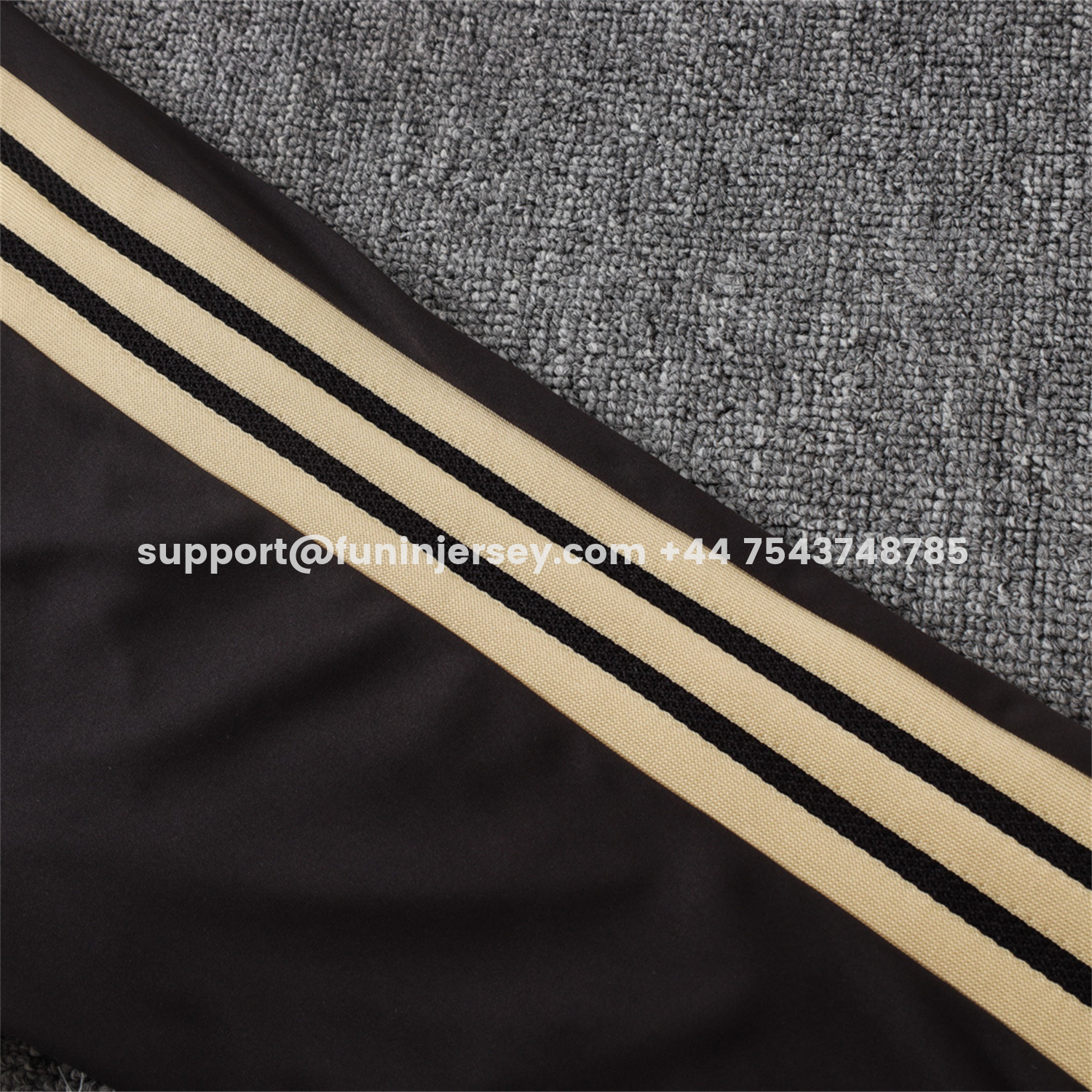 Funinjersey-Flamengo 2026 Long Sleeve Training Set - White Top & Black Pants