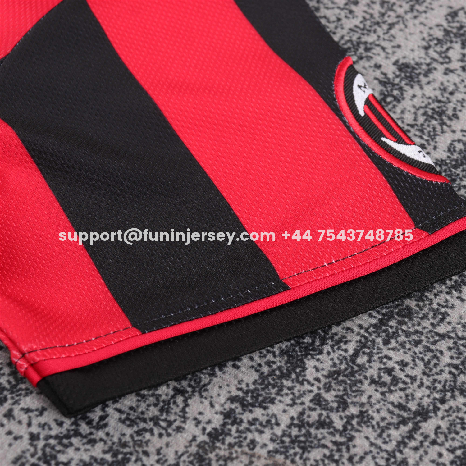 Funinjersey-Retro AC Milan 1996-97 Home Kids Kit