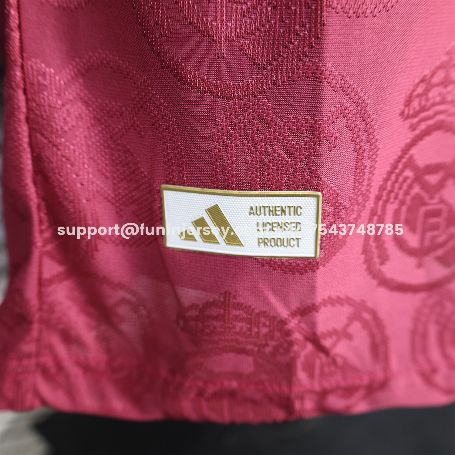 Funinjersey-Real Madrid 25-26 Wine Red Special Jersey - Player Version