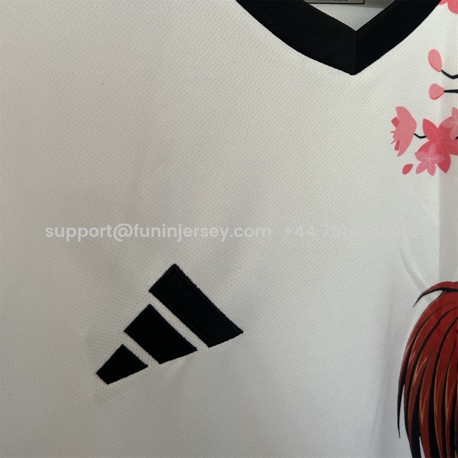 Funinjersey-Japan 25-26 Rurouni Kenshin Himura Kenshin White Special Jersey - Fans Version