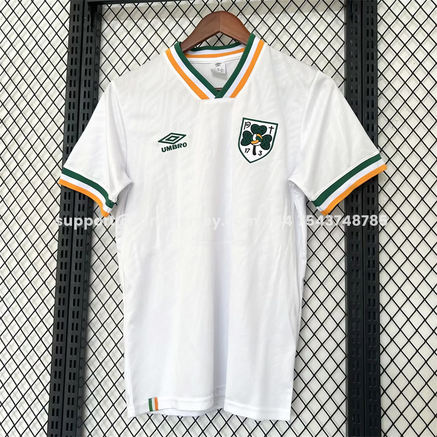 Funinjersey-Ireland 2026 St. Patrick's Day White Jersey - Fans Version