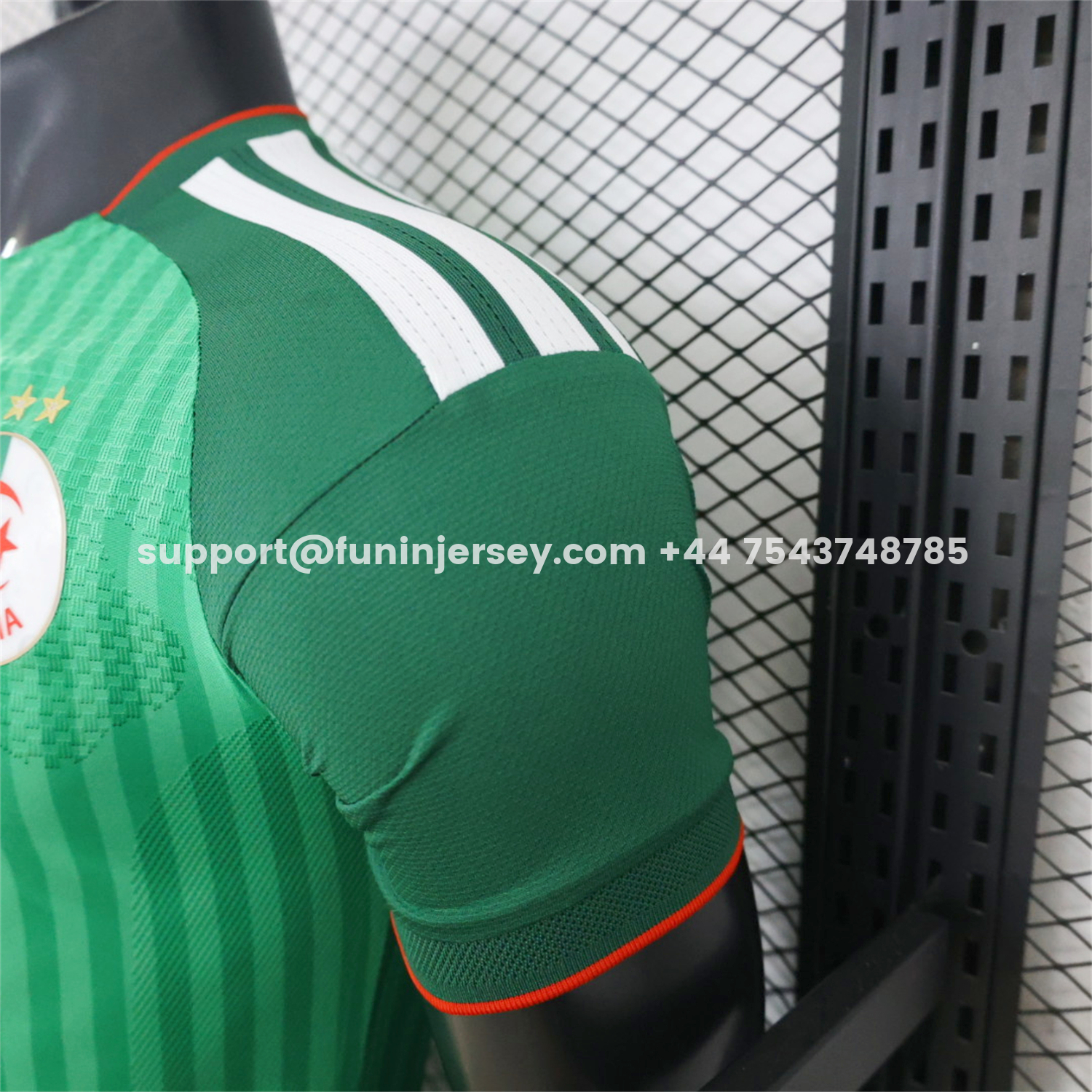 Funinjersey-Algeria 2026 Away Green Jersey With 2 Stars - Player Version