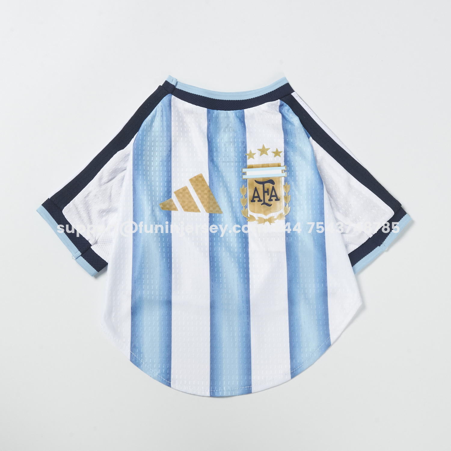 Funinjersey-Argentina 2026 Home Pet Jersey - Player Version