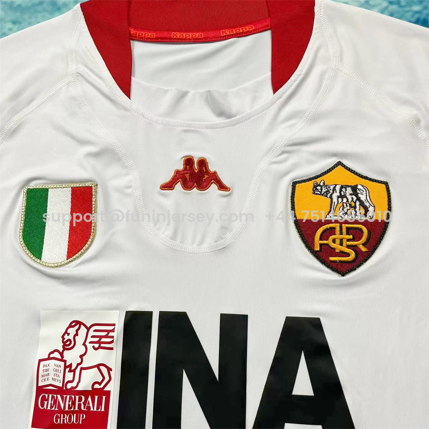 Funinjersey-Retro Roma 2001-02 Away Jersey