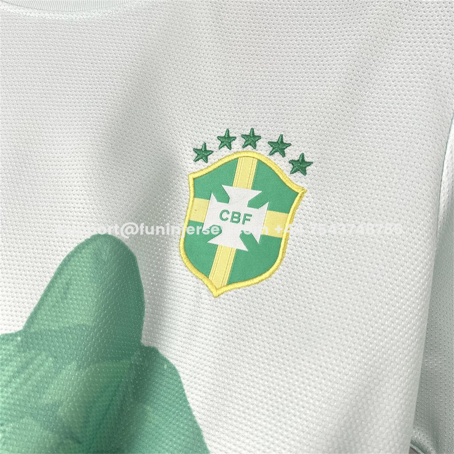 Funinjersey-Brazil 25-26 Light Green Jesus Statue Special Jersey - Fans Version