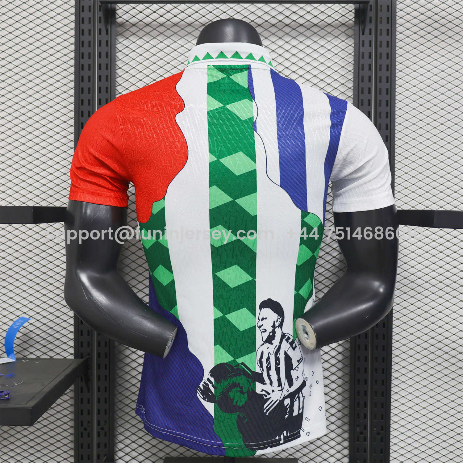 Funinjersey-Joaquín 25-26 Career Commemorative Jersey - Player Version - Real Betis Spain Malaga Fiorentina