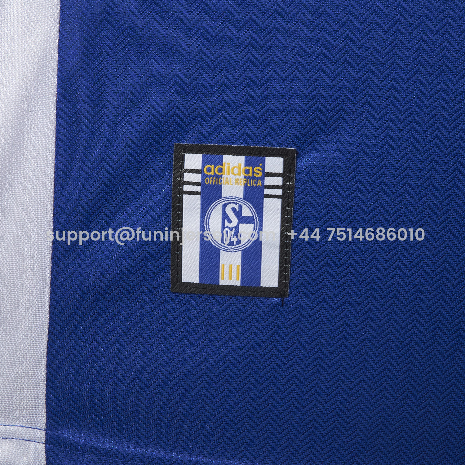 Funinjersey-Retro Schalke 04 1998-00 Home Jersey