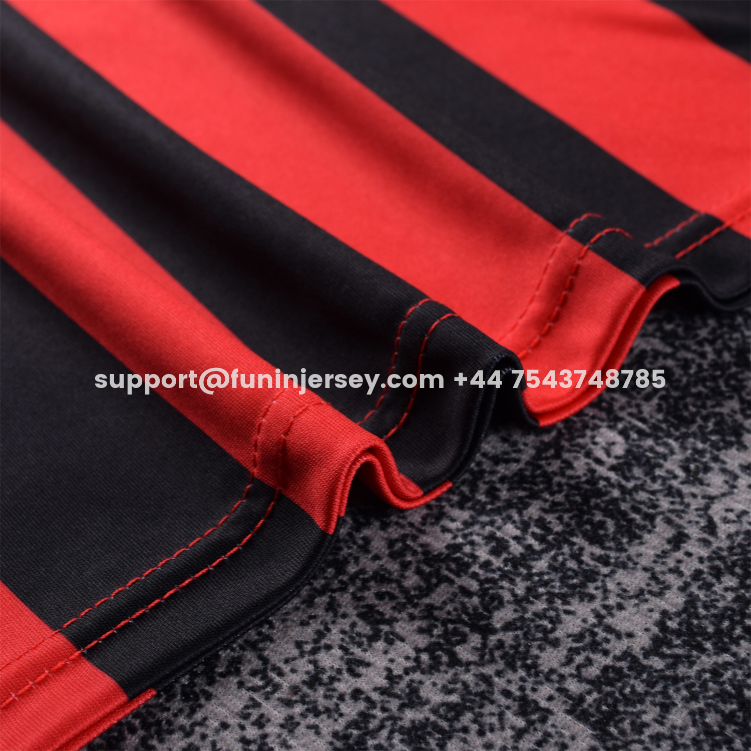 Funinjersey-Retro AC Milan 1990-91 Home Kids Kit