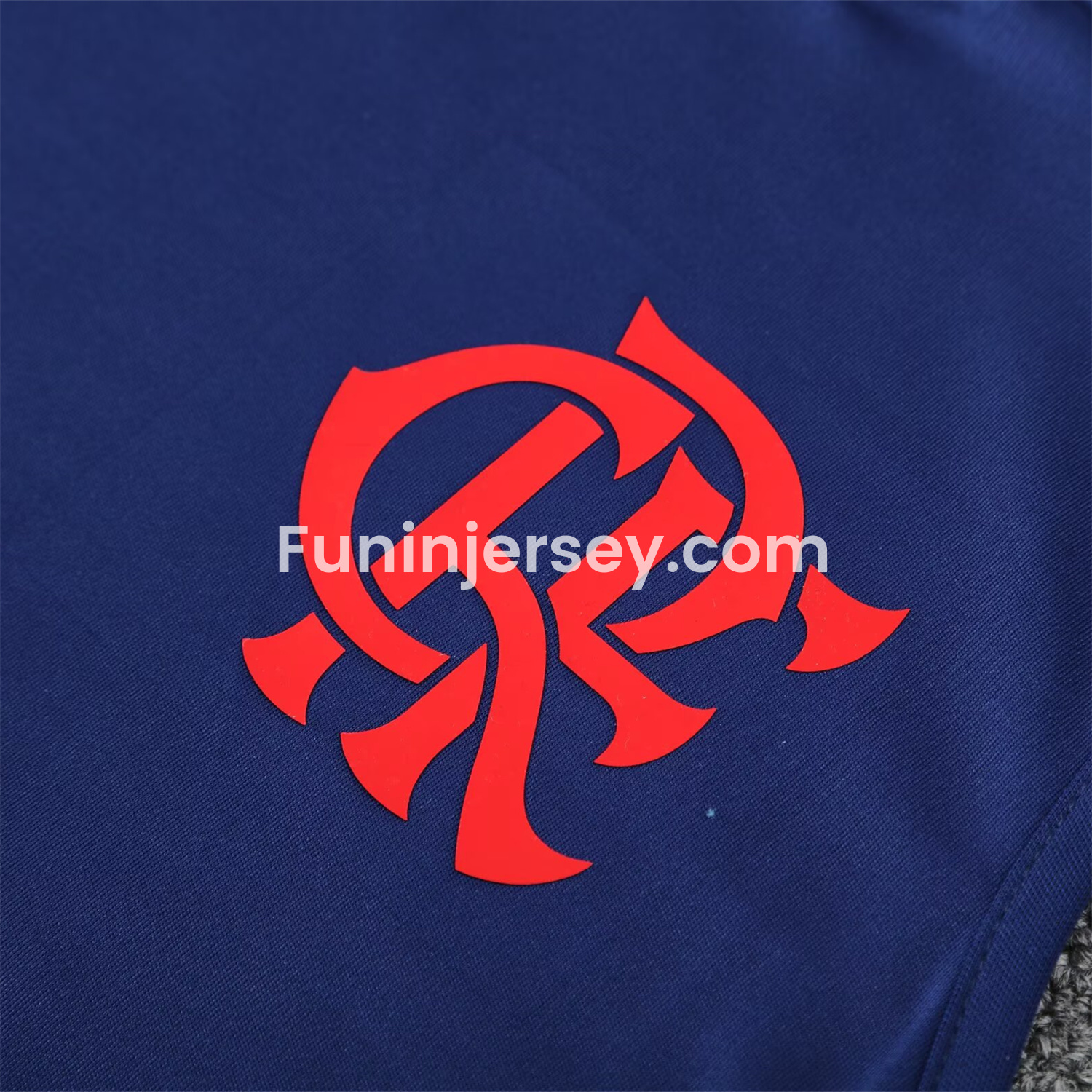 Funinjersey-Flamengo 25-26 Vest Training Set - Royal Blue With Royal Blue