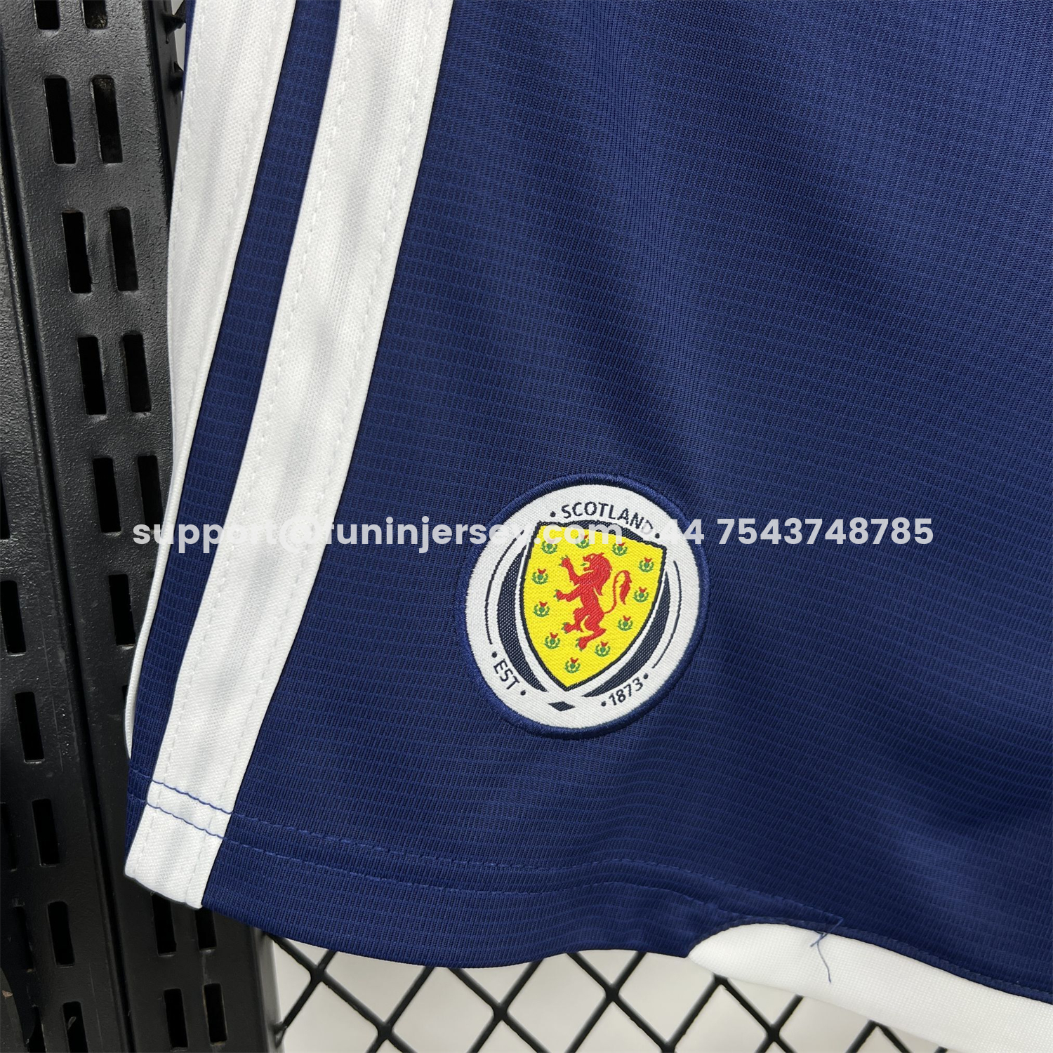 Funinjersey-S-c-o.t l.a-n.d 2026 Home Blue Shorts - Fans Version