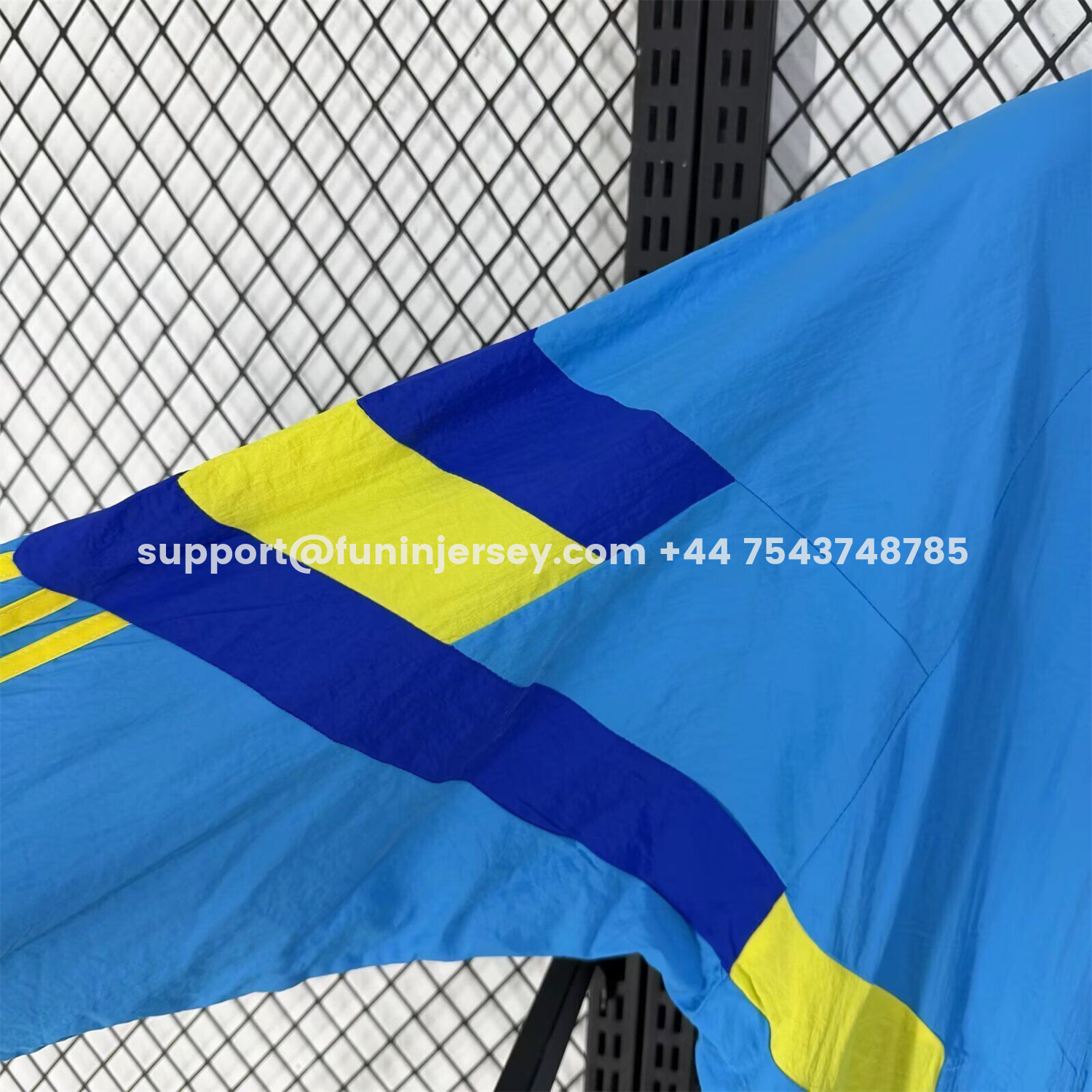 Funinjersey-Boca Juniors 25-26 Training Windbreaker Jacket - Blue