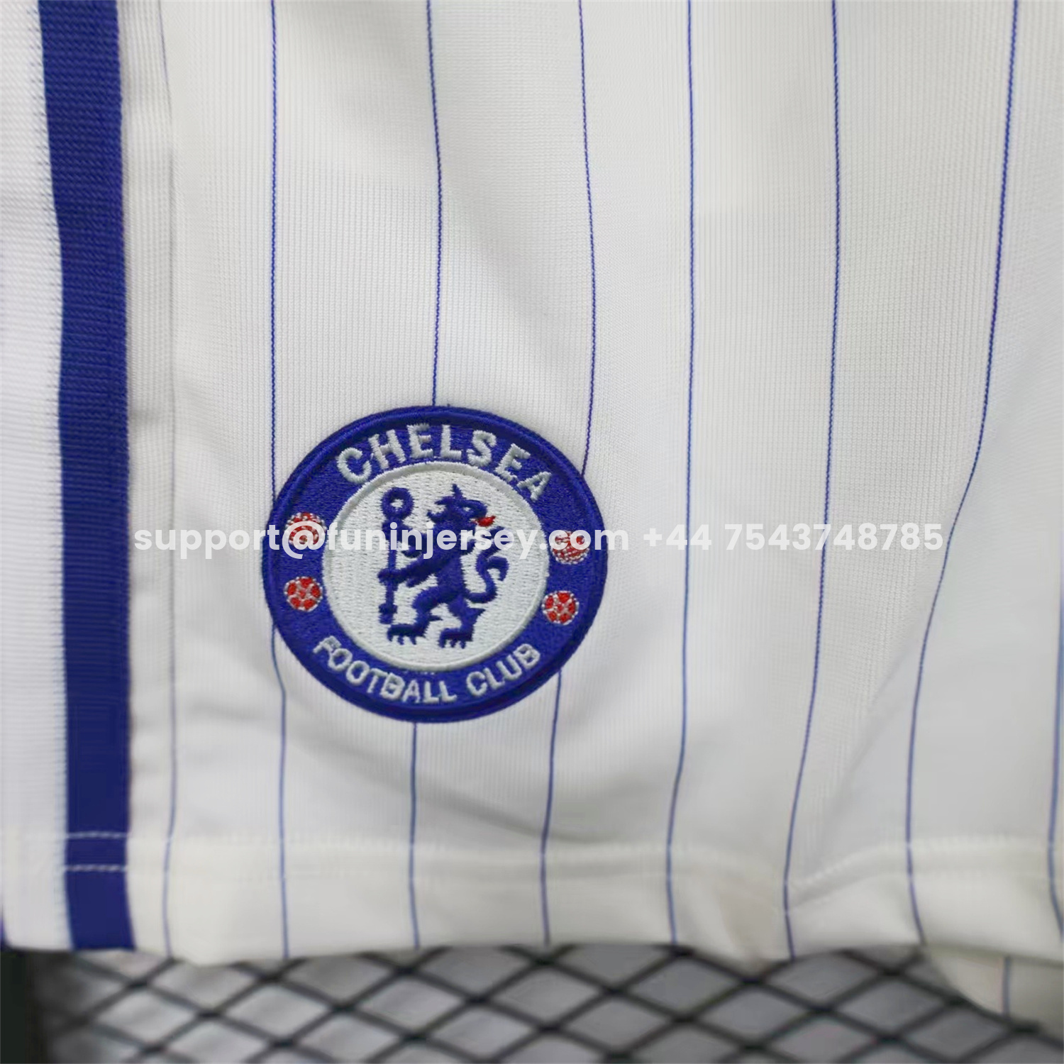 Funinjersey-C.H.E.L.S.E.A 25-26 Trefoil White Travel Shorts - Player Version
