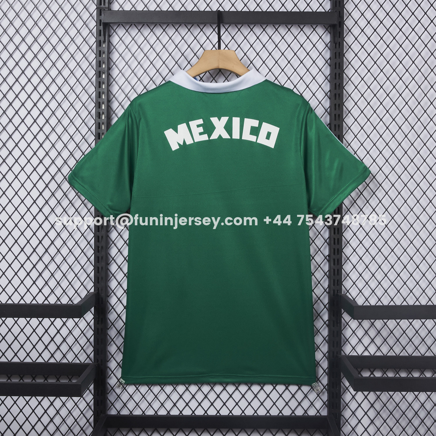 Funinjersey-Retro Mexico 1986 Home Jersey - Fans Version