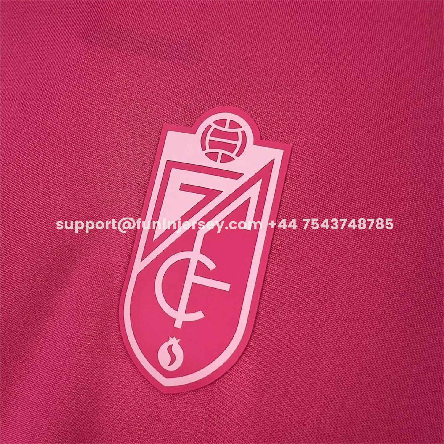 Funinjersey-Granada CF 25-26 Fourth Pink Jersey - Fans Version