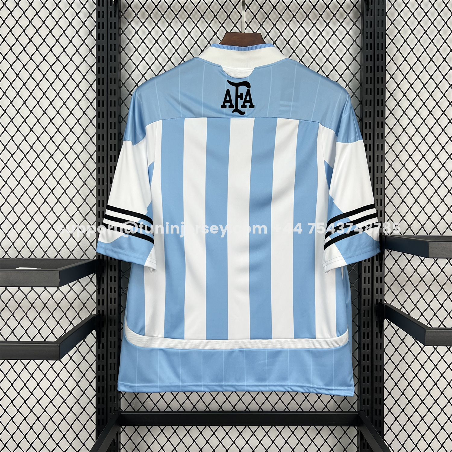 FUN-Funinjersey-Argentina 2026 Hip-Hop Blue White Special Jersey - Fans Version