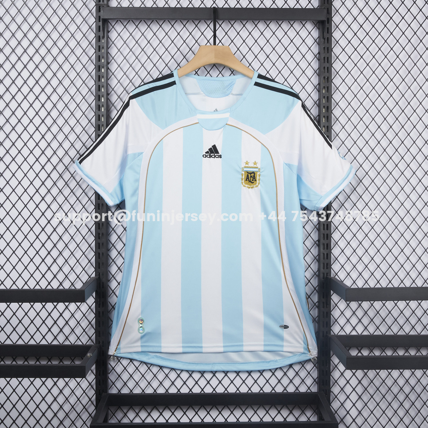 Funinjersey-Retro Argentina 2006 Home Jersey
