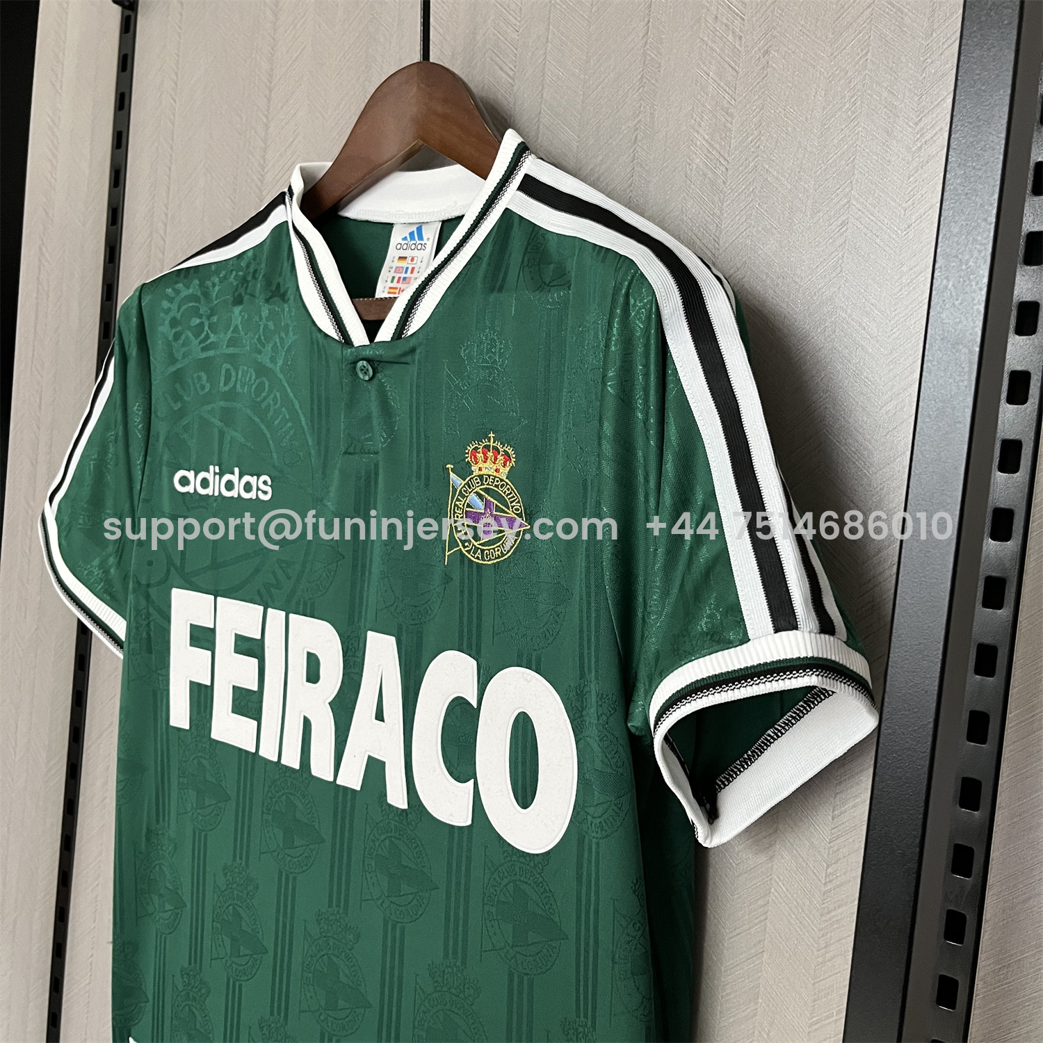 Funinjersey-Retro Deportivo de La Coruña 1999-00 Away Jersey