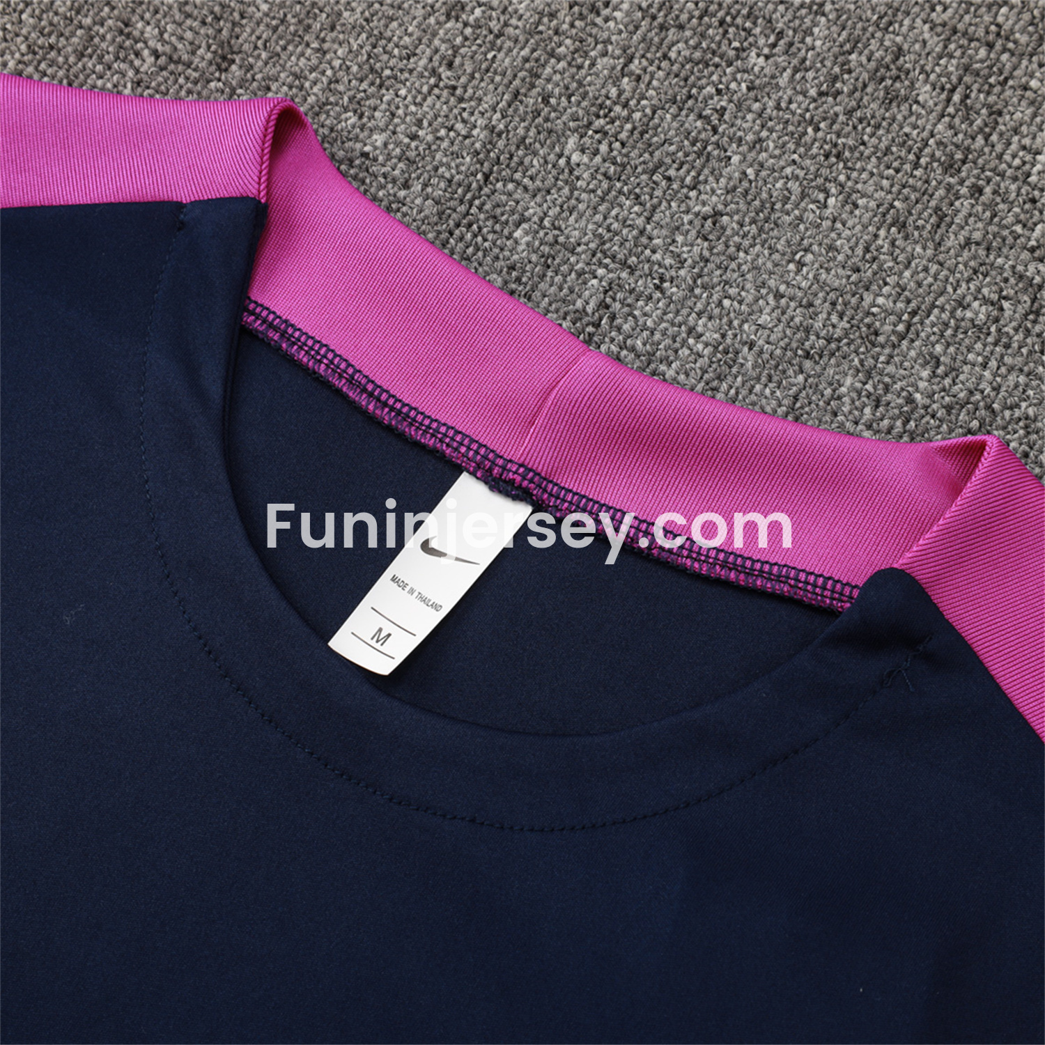 Funinjersey-Barcelona 25-26 Vest Training Set - Deep Blue Black Vest and Shorts