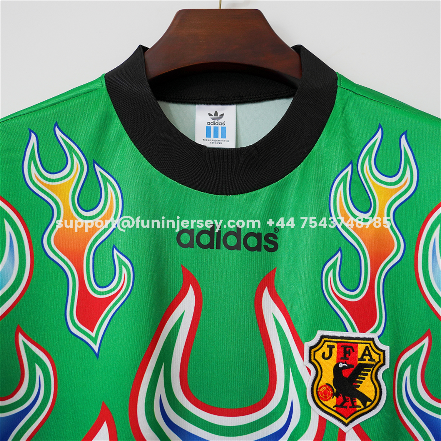 Funinjersey-Retro Japan 1998 Green Goalkeeper Long Sleeves Jersey