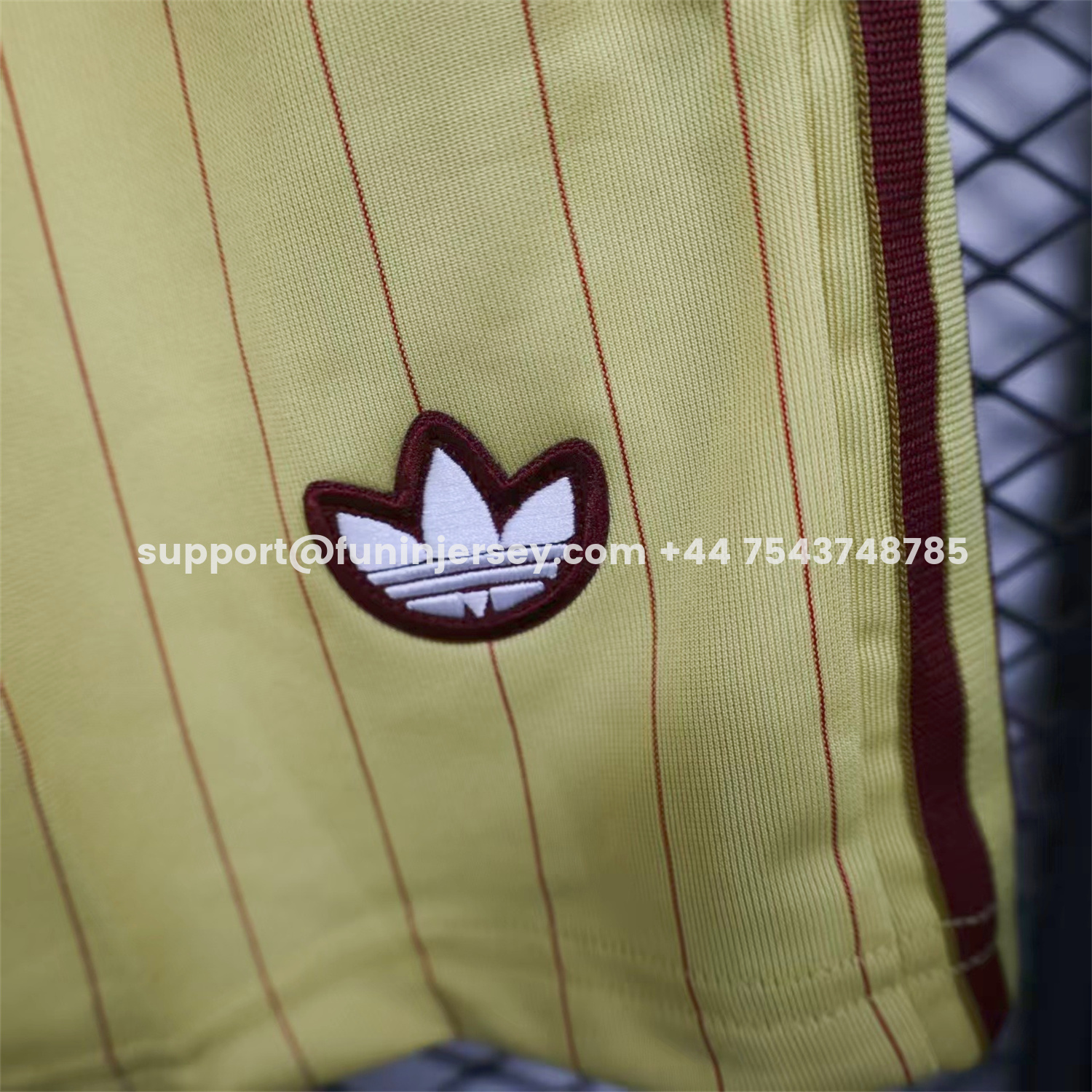 Funinjersey-Arsenal 25-26 Trefoil Yellow Travel Shorts - Player Version