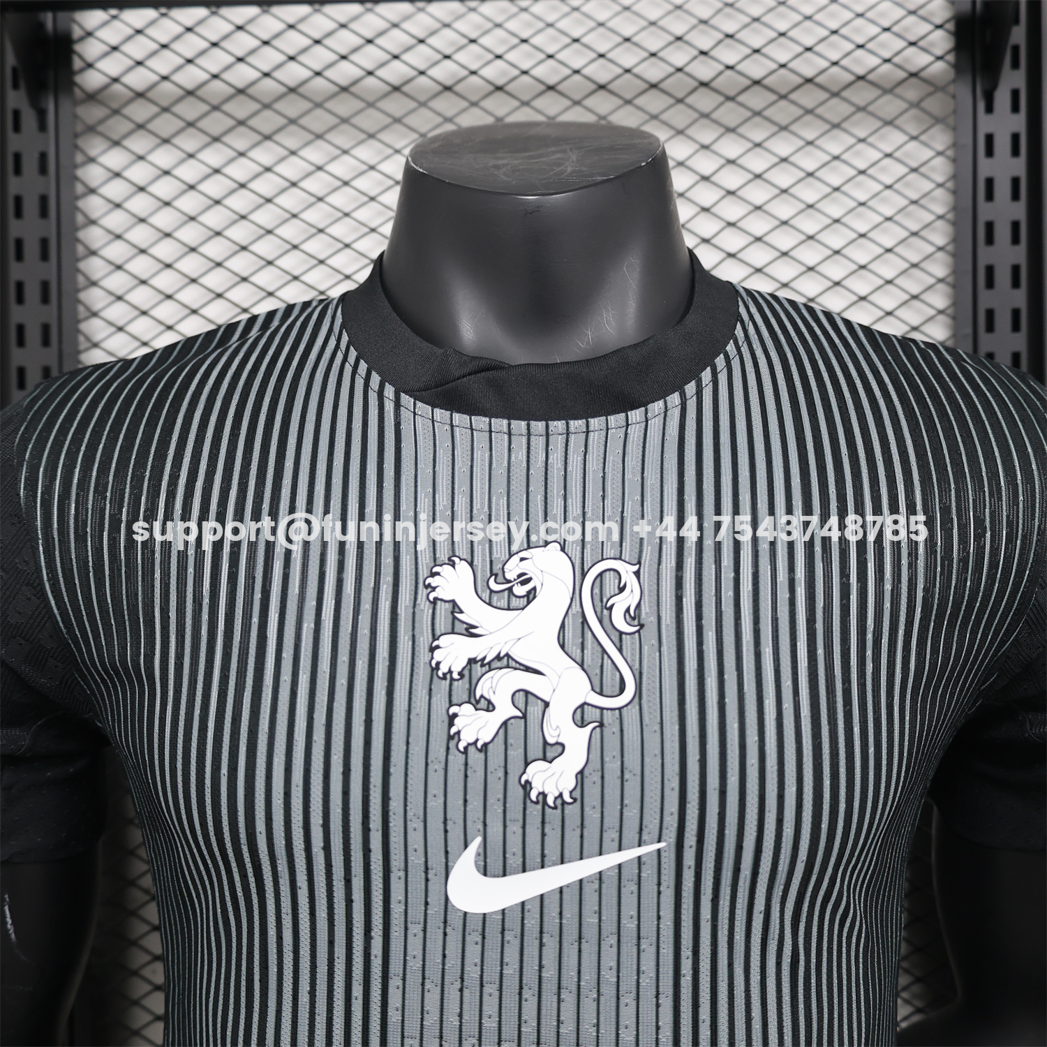 Funinjersey-Netherlands 2025-26 Black Goalkeeper Jersey - Player Version