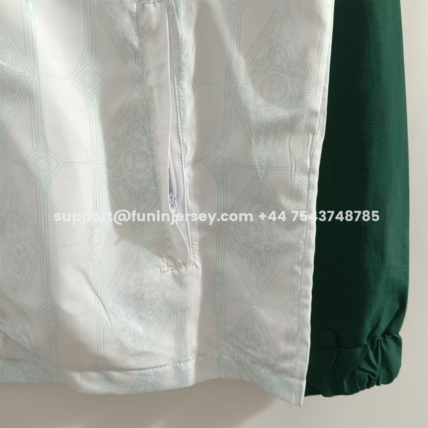 Funinjersey-Palmeiras 25-26 Training Windbreaker Jacket - White