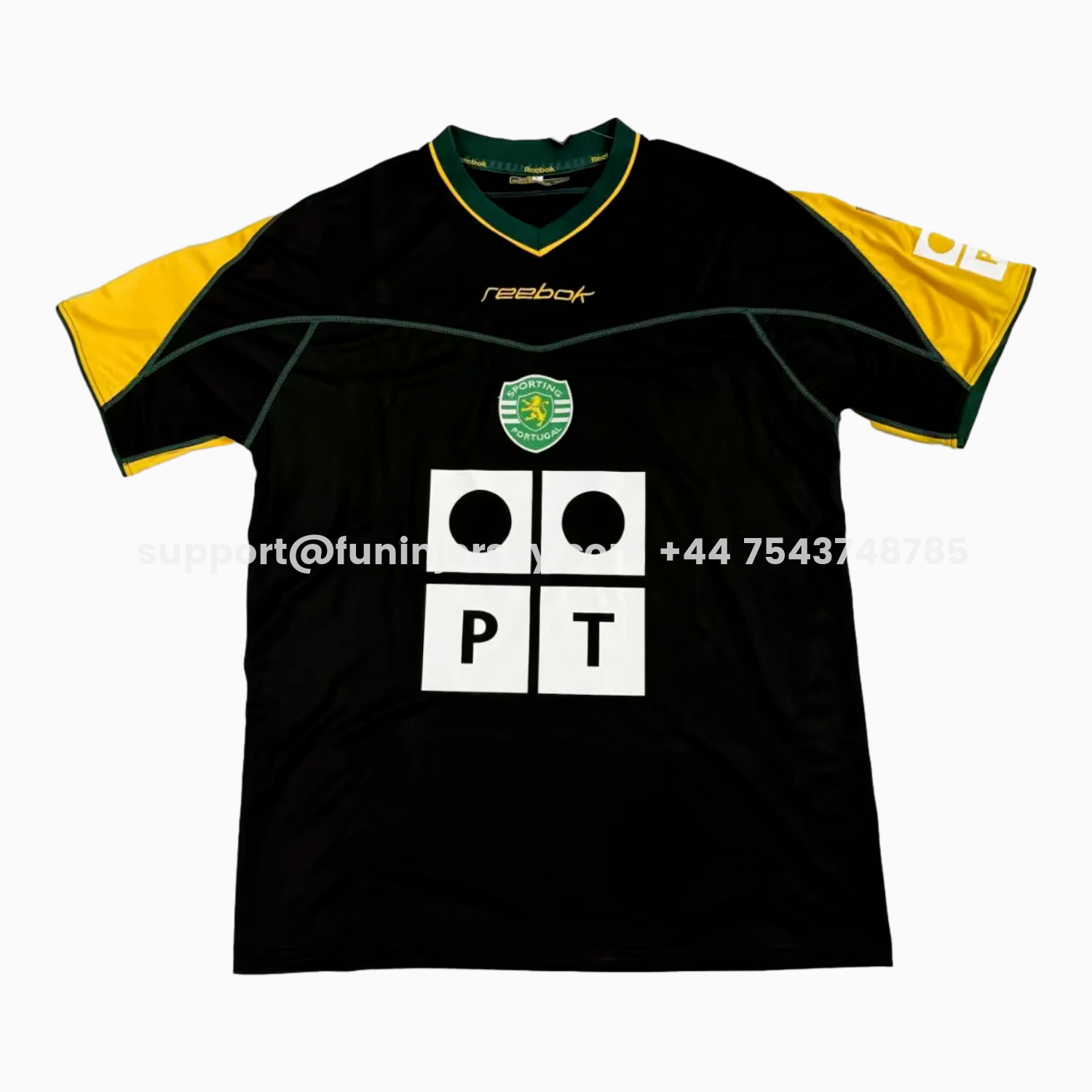 Funinjersey-Retro Sporting CP 02-03 Away Jersey