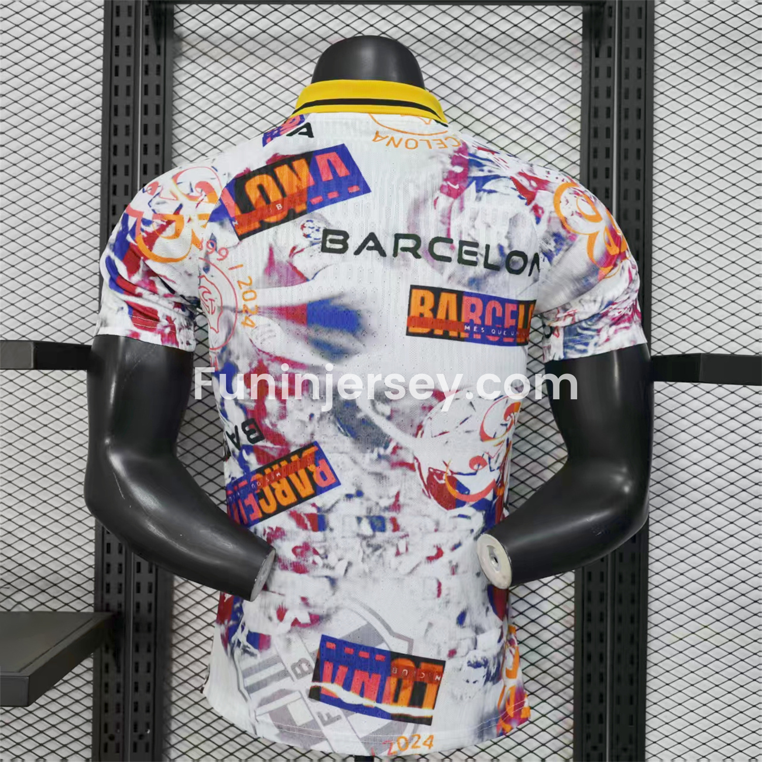 Funinjersey-Barcelona 25-26 Team Logo Collection POLO Colorful Special Jersey - Player Version