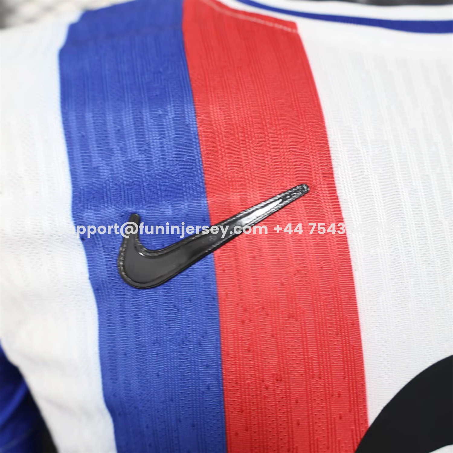 Funinjersey-Barcelona 25-26 Red And Blue Vertical Stripes Special White Jersey - Player Version