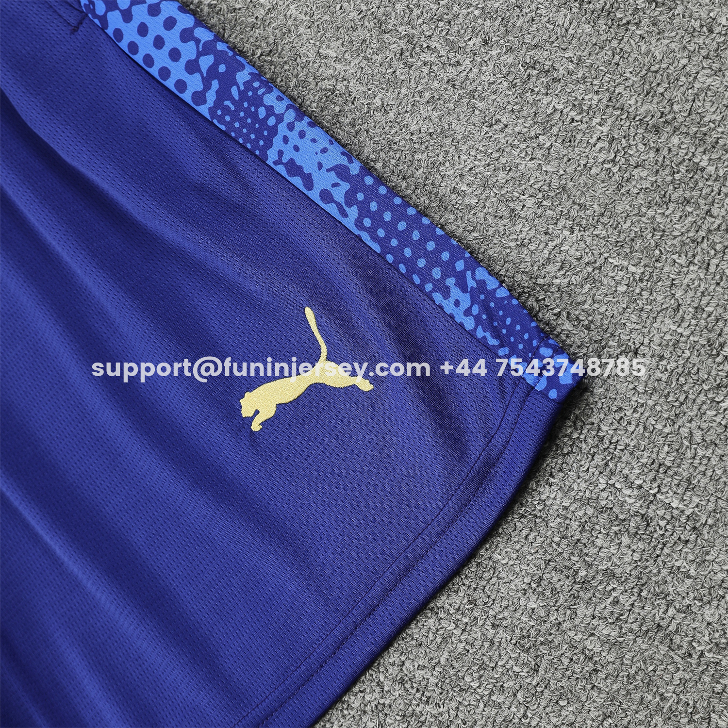 Funinjersey-RB Leipzig 25-26 Short-Sleeve Training Set - Blue Top & Blue Shorts
