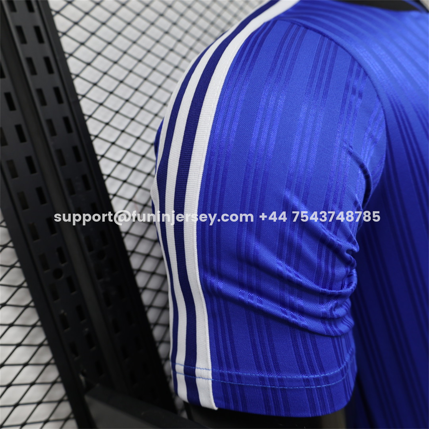 Funinjersey-Adidas 26-27 Terrace Icon Retro Casual Style Royal Blue Jersey - Player Version