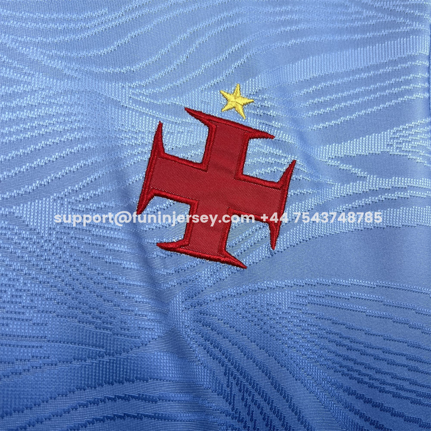 Funinjersey-Women's Vasco da Gama 25-26 Blue Goalkeeper Jersey