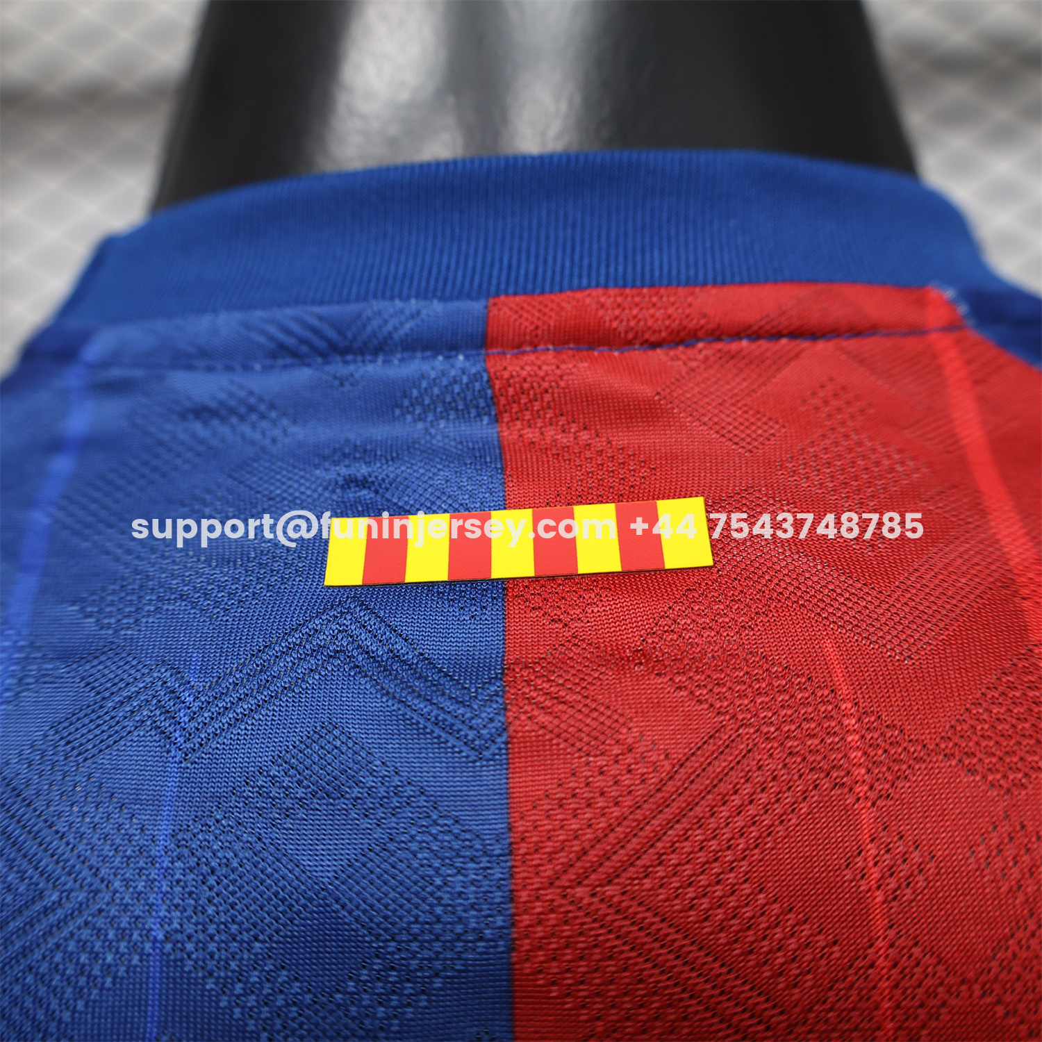 Funinjersey-Barcelona 26-27 Red Blue Retro Style Casual Jersey - Player Version