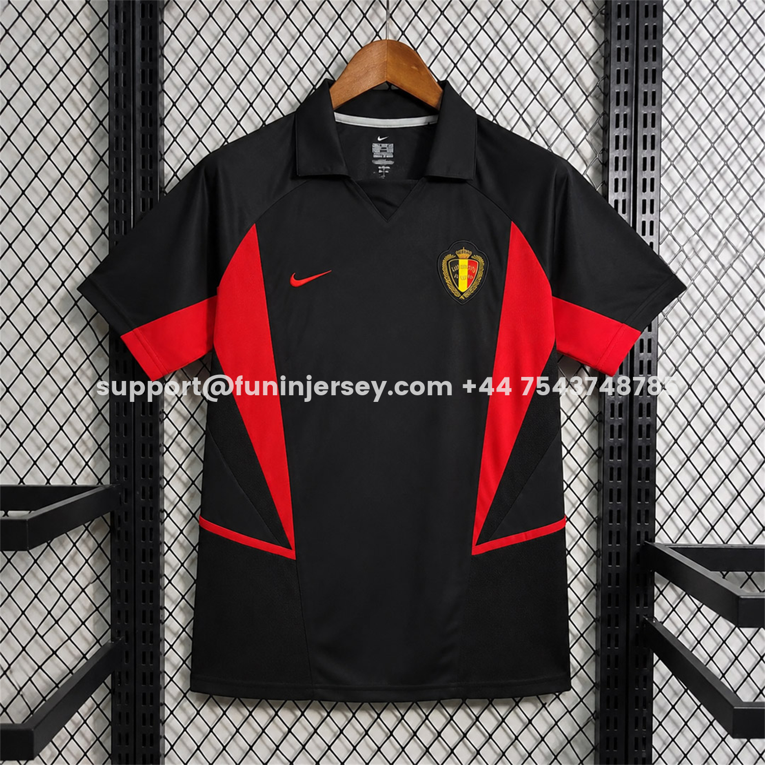 Funinjersey-Retro Belgium 2002-04 Away Jersey
