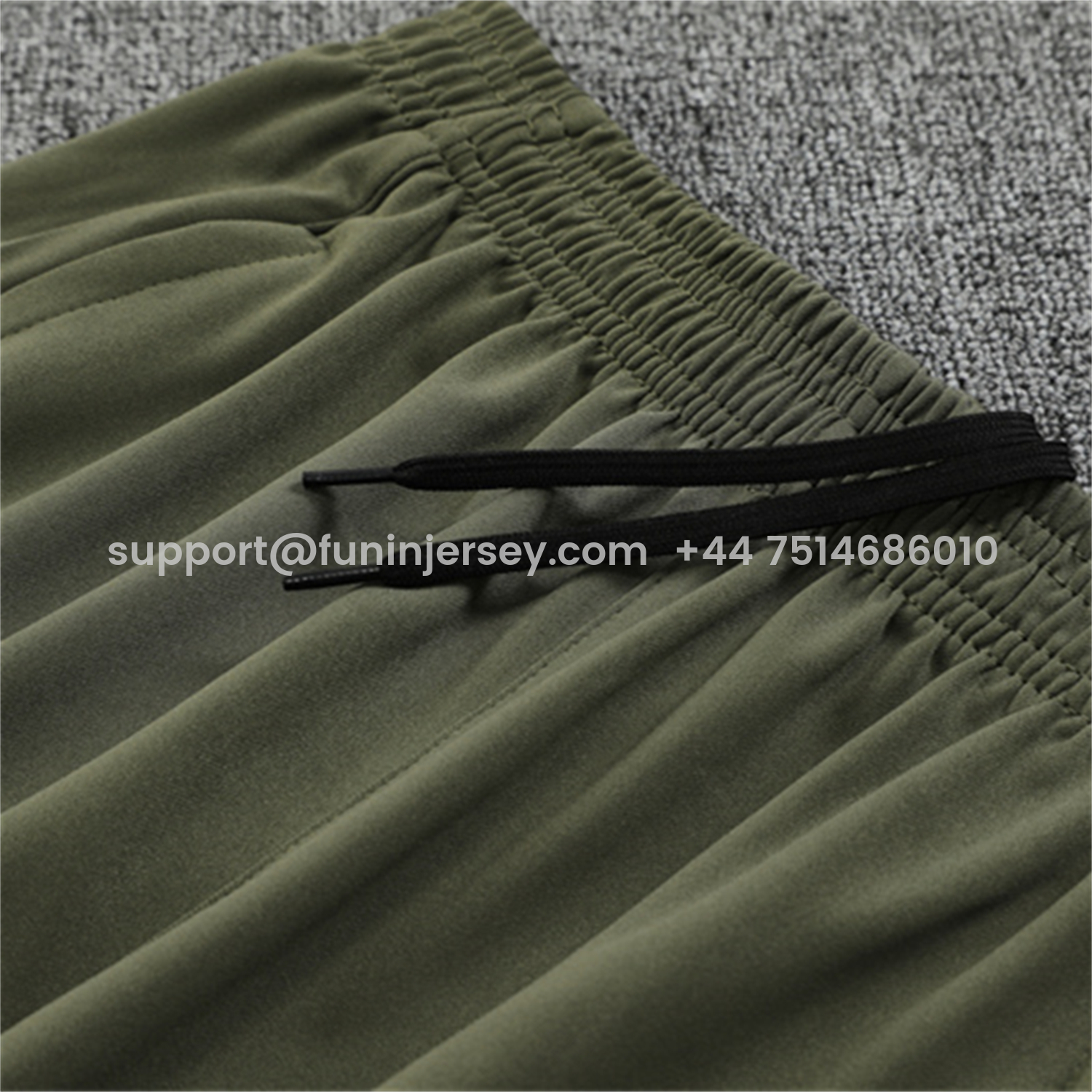 Funinjersey-Real Madrid 25-26 Long Sleeve Training Set - Army Green Top & Pants