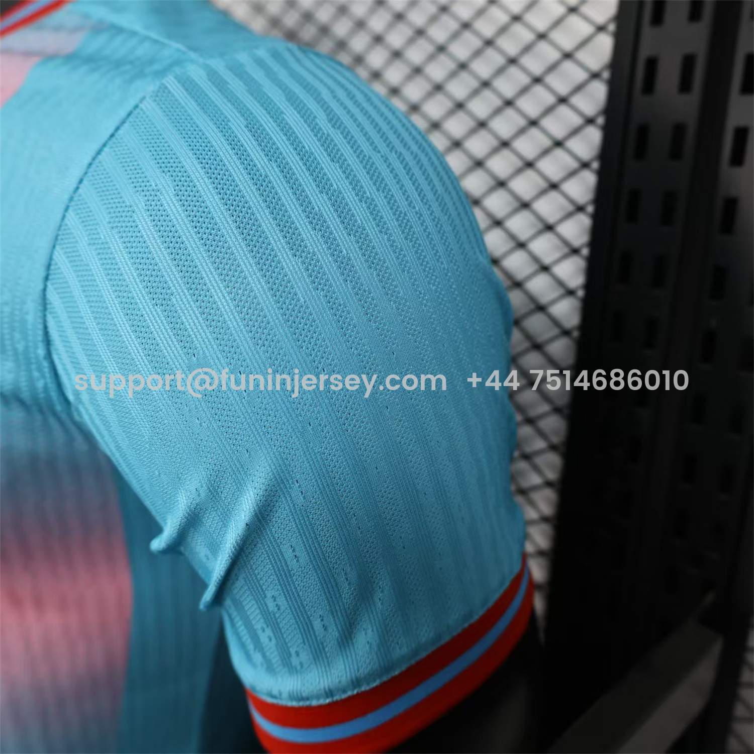 Funinjersey-Barcelona 25-26 Orange Logo Pink & Light Blue Special Jersey - Player Version